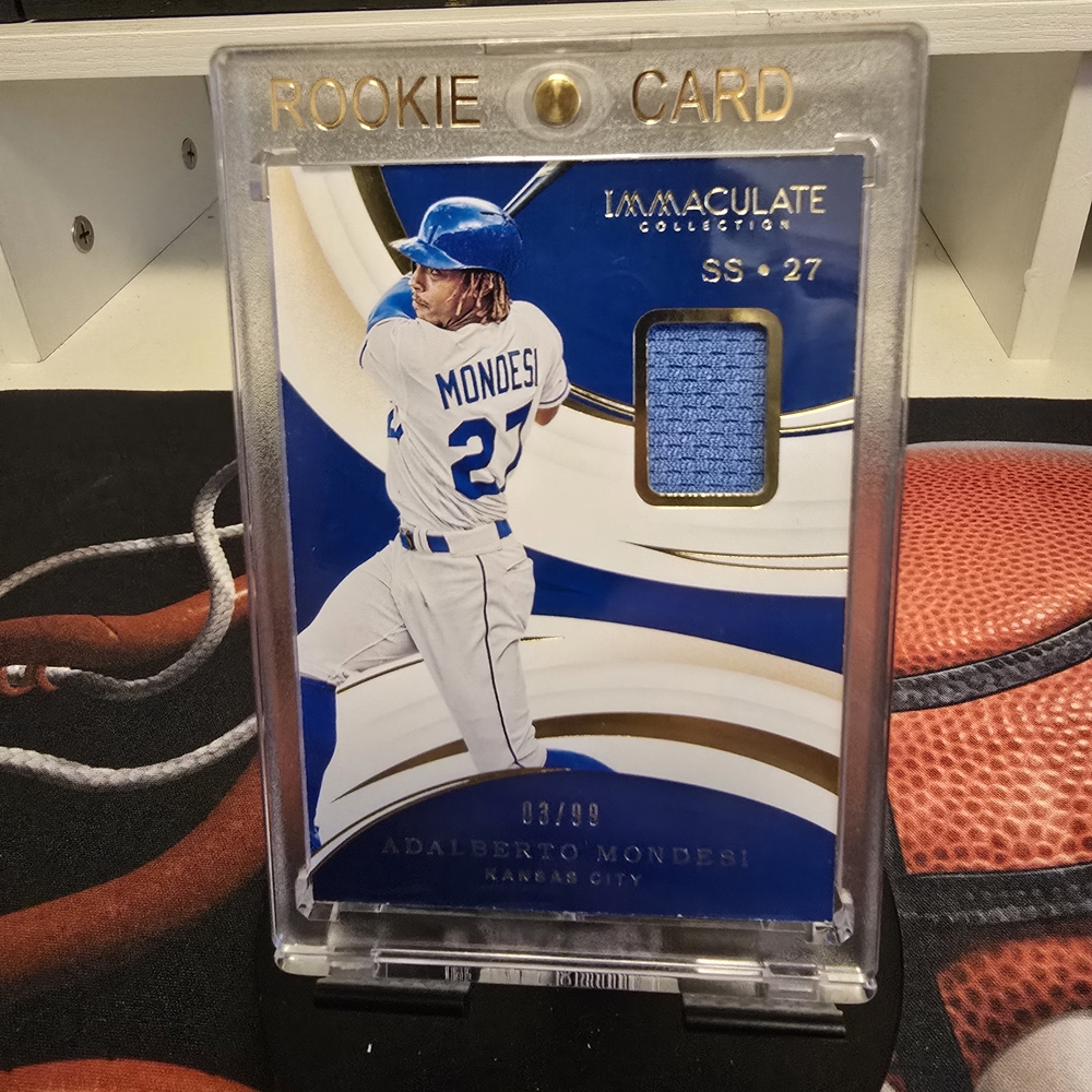 Panini Immaculate Collection - Blue and White Trading Card